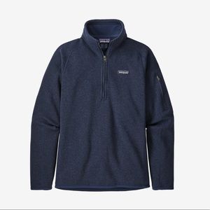 Patagonia Navy Blue Women’s Medium Better Sweater® 1/4-Zip Fleece